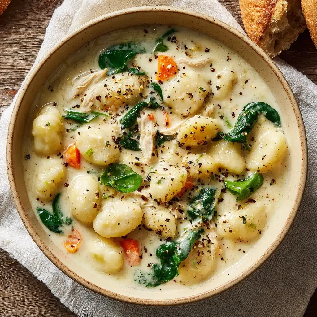 Creamy Chicken Gnocchi Soup Recipe - Recipe Image