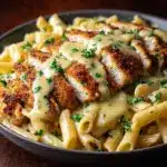 Crispy Chicken with Creamy Pasta Recipe