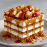 Caramel Apple Cheesecake Cake Recipe