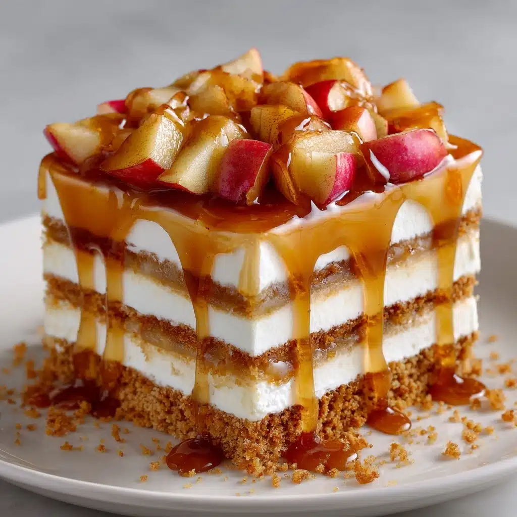 Caramel Apple Cheesecake Cake Recipe - Recipe Image