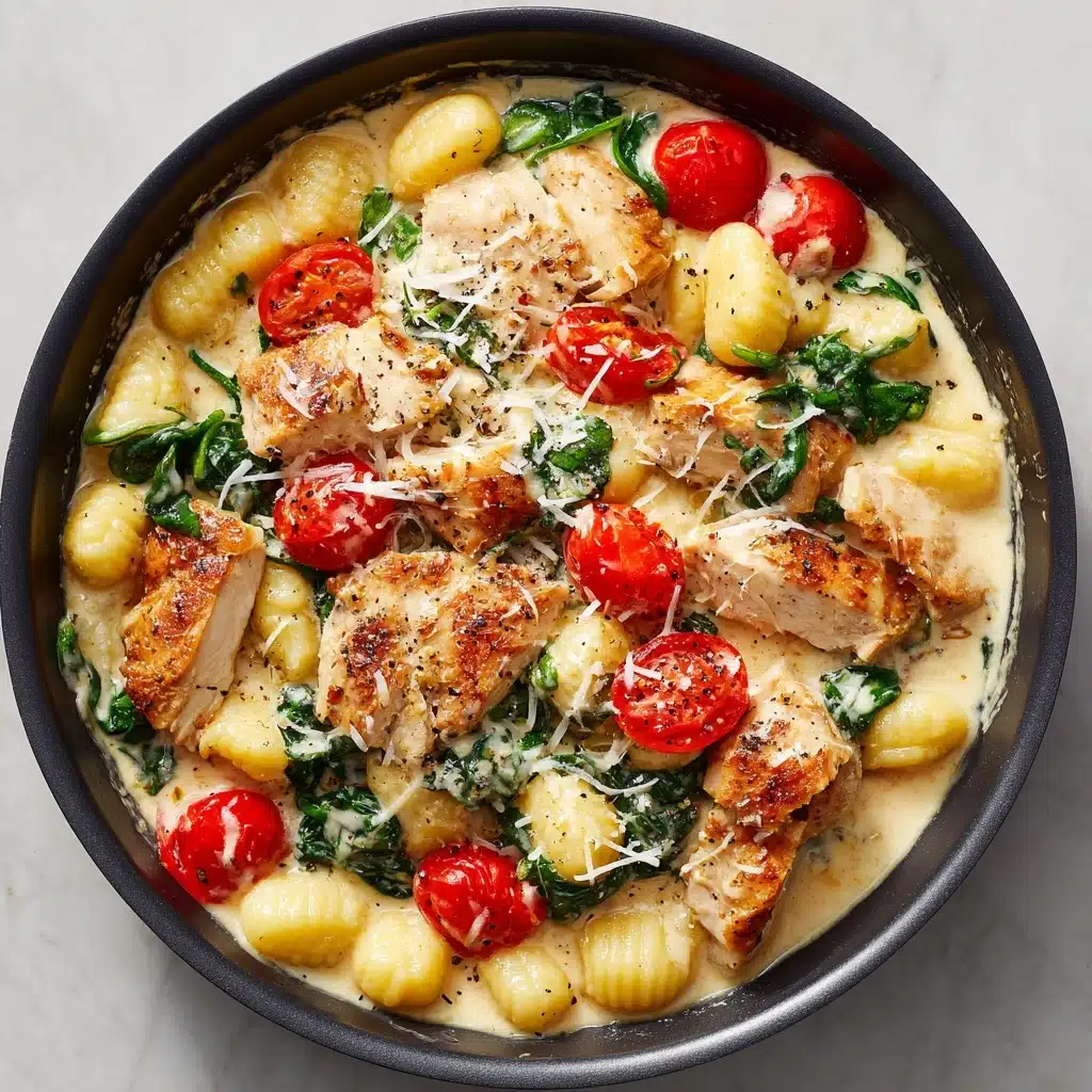 Garlic Chicken Gnocchi Skillet Recipe