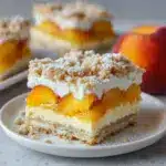 Peaches and Cream Pie Bars Recipe