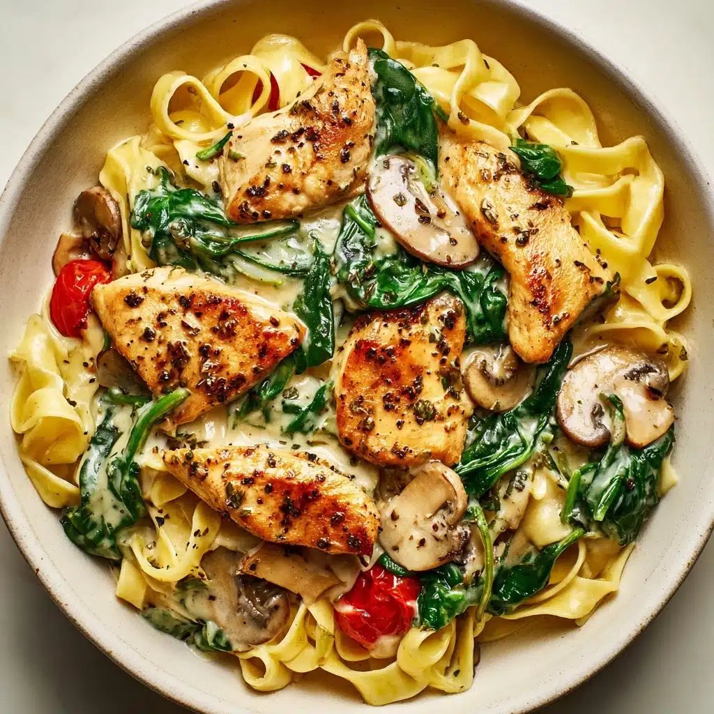 Creamy Tuscan Chicken Pasta Recipe - Recipe Image
