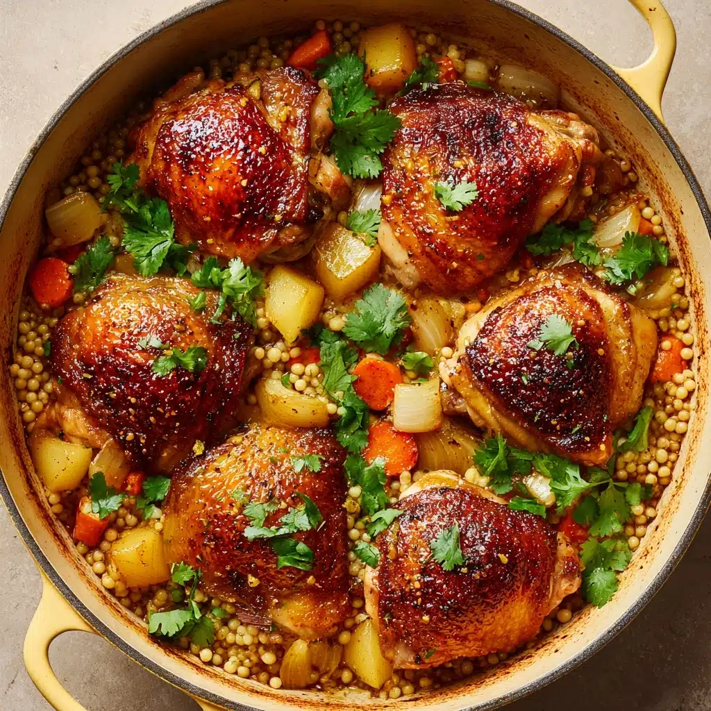Chicken Thighs With Spiced Couscous and Carrots: An Incredible Ultimate Recipe - Recipe Image