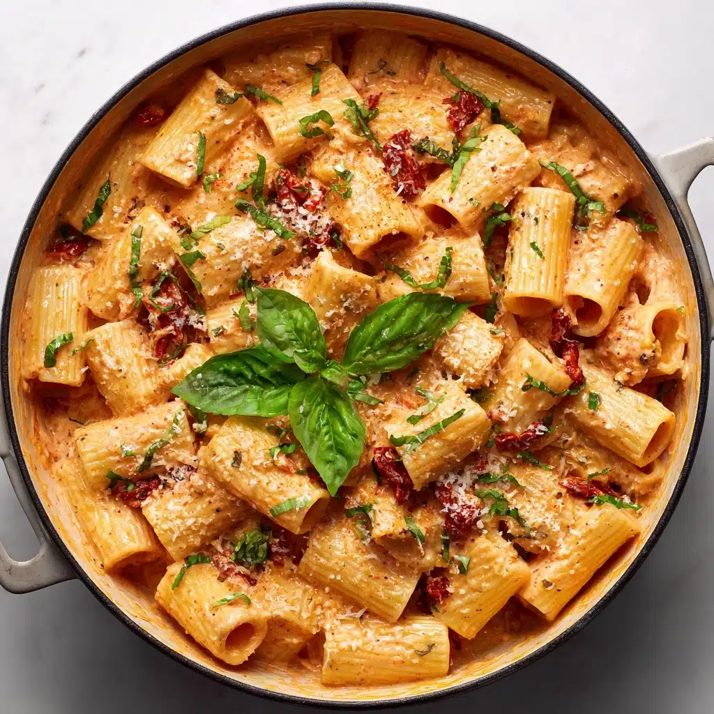 One Pot Creamy Hummus Pasta: An Amazing Ultimate Recipe - Recipe Image