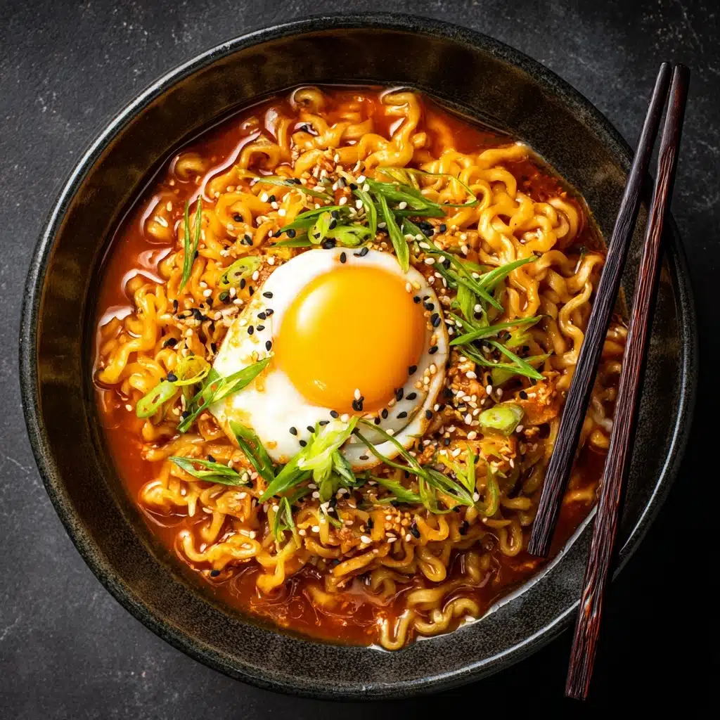 Kimchi Udon with Scallions: An Incredible Ultimate Recipe - Recipe Image