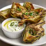 Grilled Artichokes with Garlic Aioli Recipe
