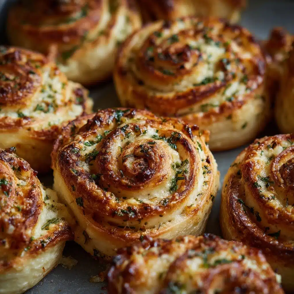 Cheesy Garlic Butter Rollups Recipe - Recipe Image