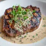 Creamy Garlic Sauce Steak Recipe