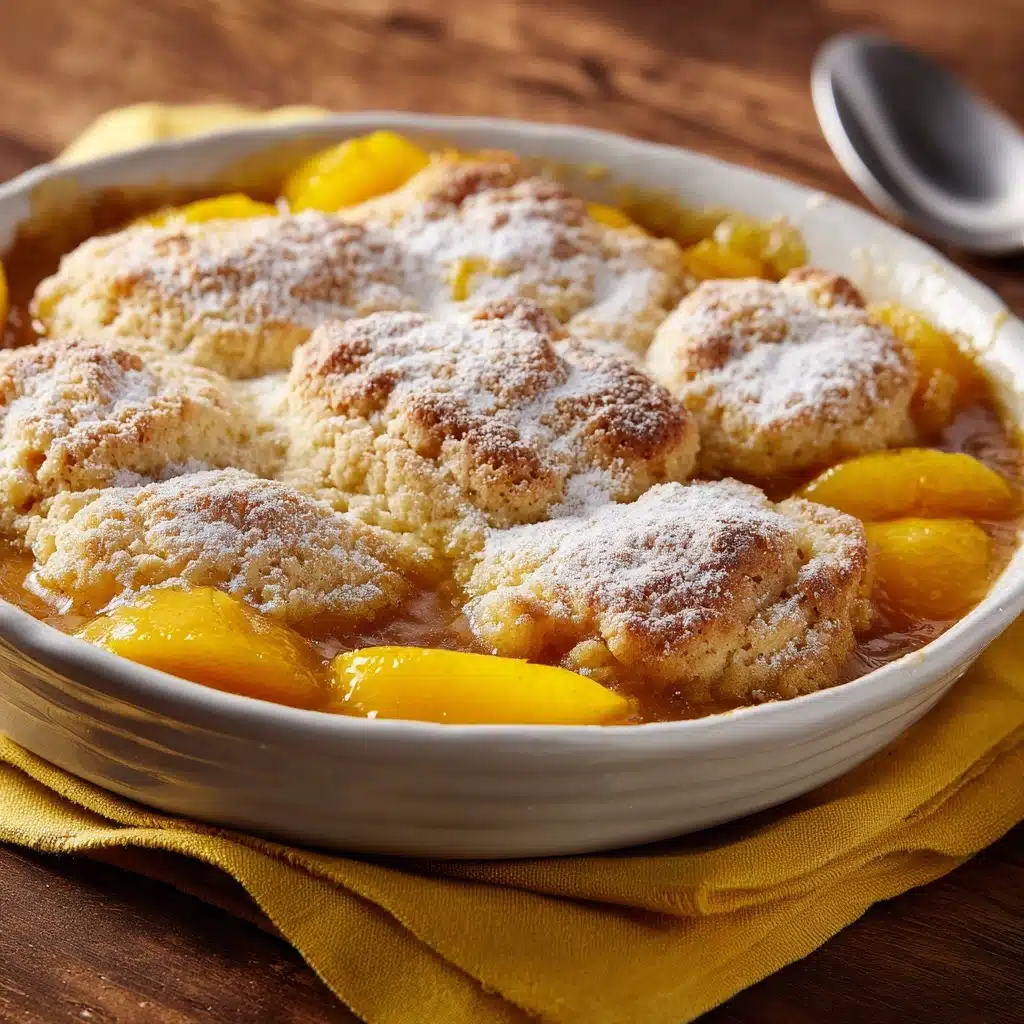 Peach Cobbler Bread Pudding Recipe - Recipe Image