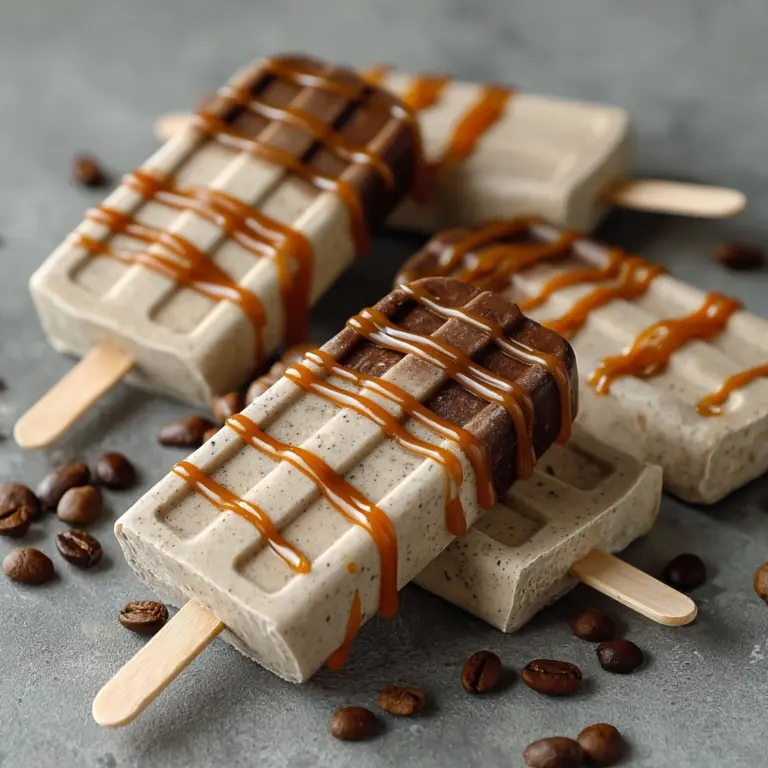 Creamy Vanilla Cold Brew Coffee Popsicles Recipe