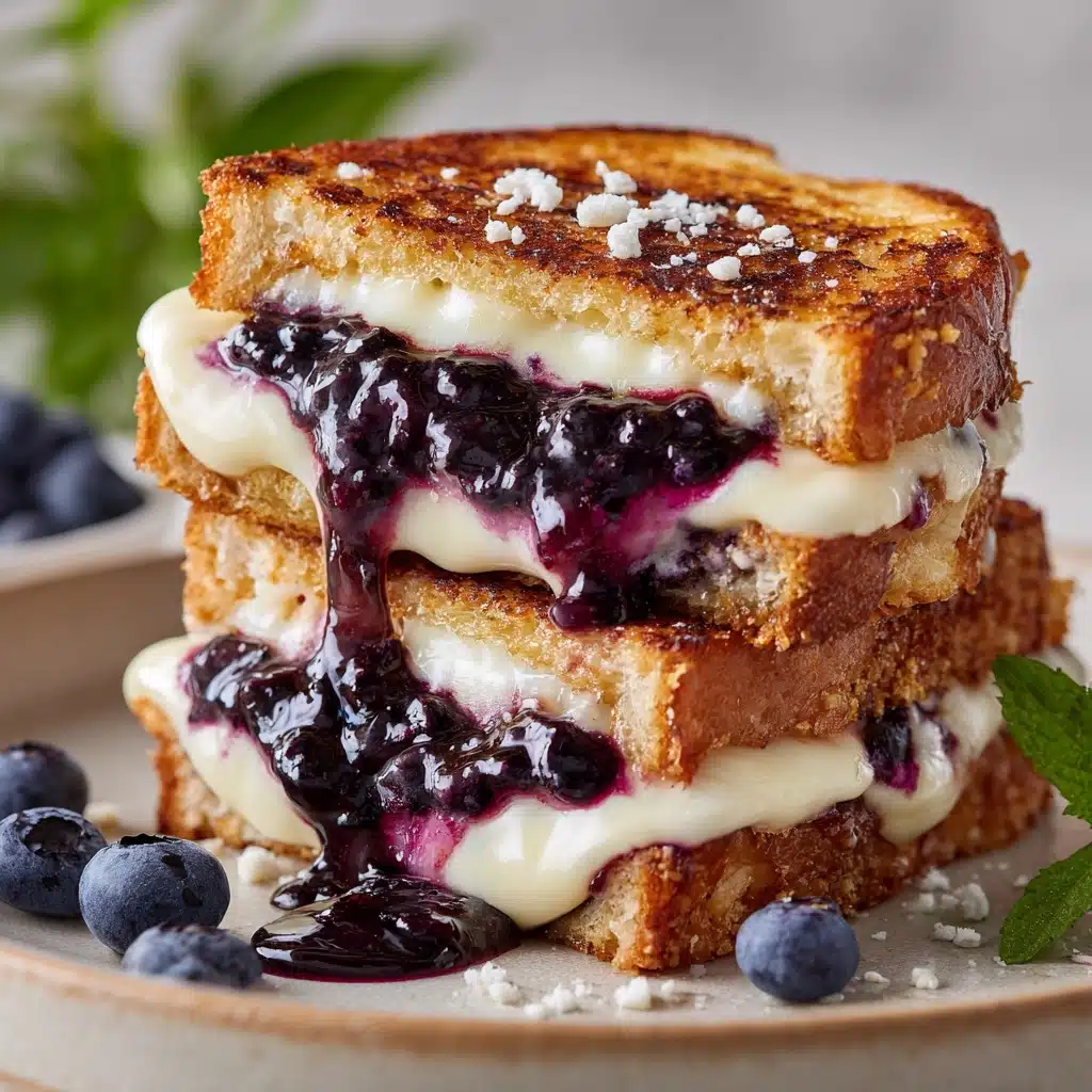 Balsamic Blackberry Bliss Grilled Cheese Recipe - Recipe Image
