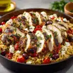 Healthy Mediterranean Chicken Orzo Recipe