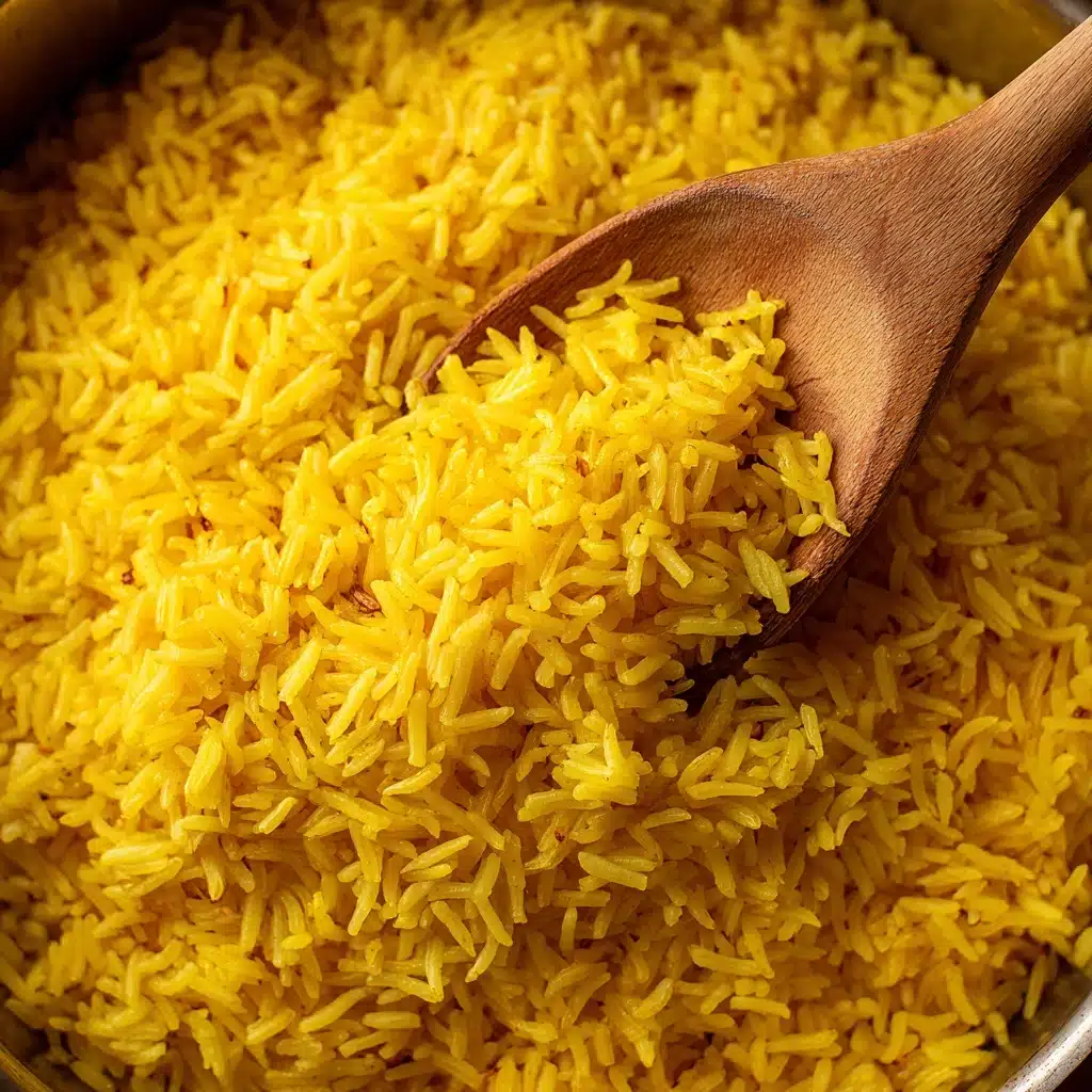 Garlic Turmeric Rice Recipe - Recipe Image