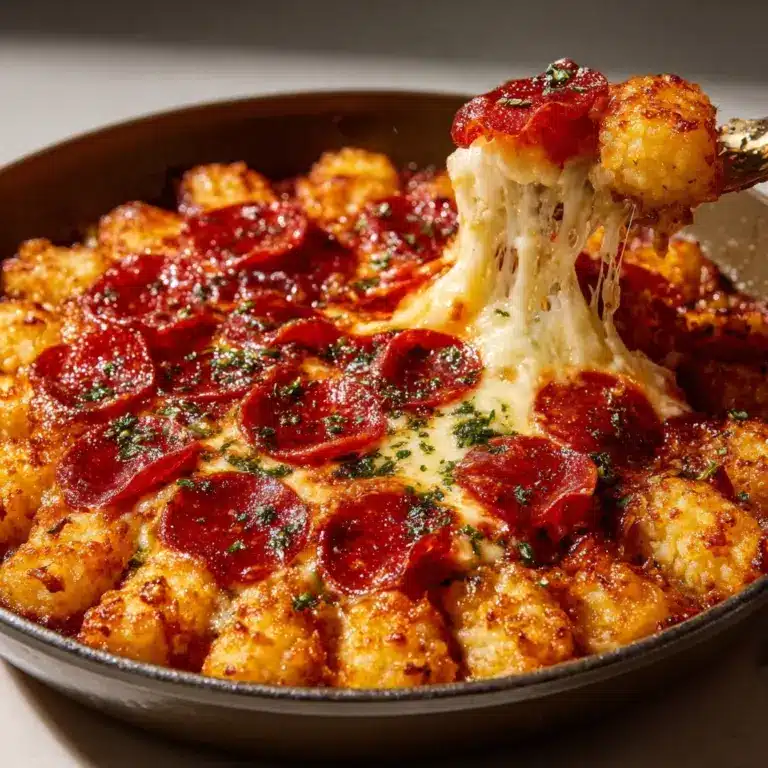 Tater Tot Pizza Casserole Recipe