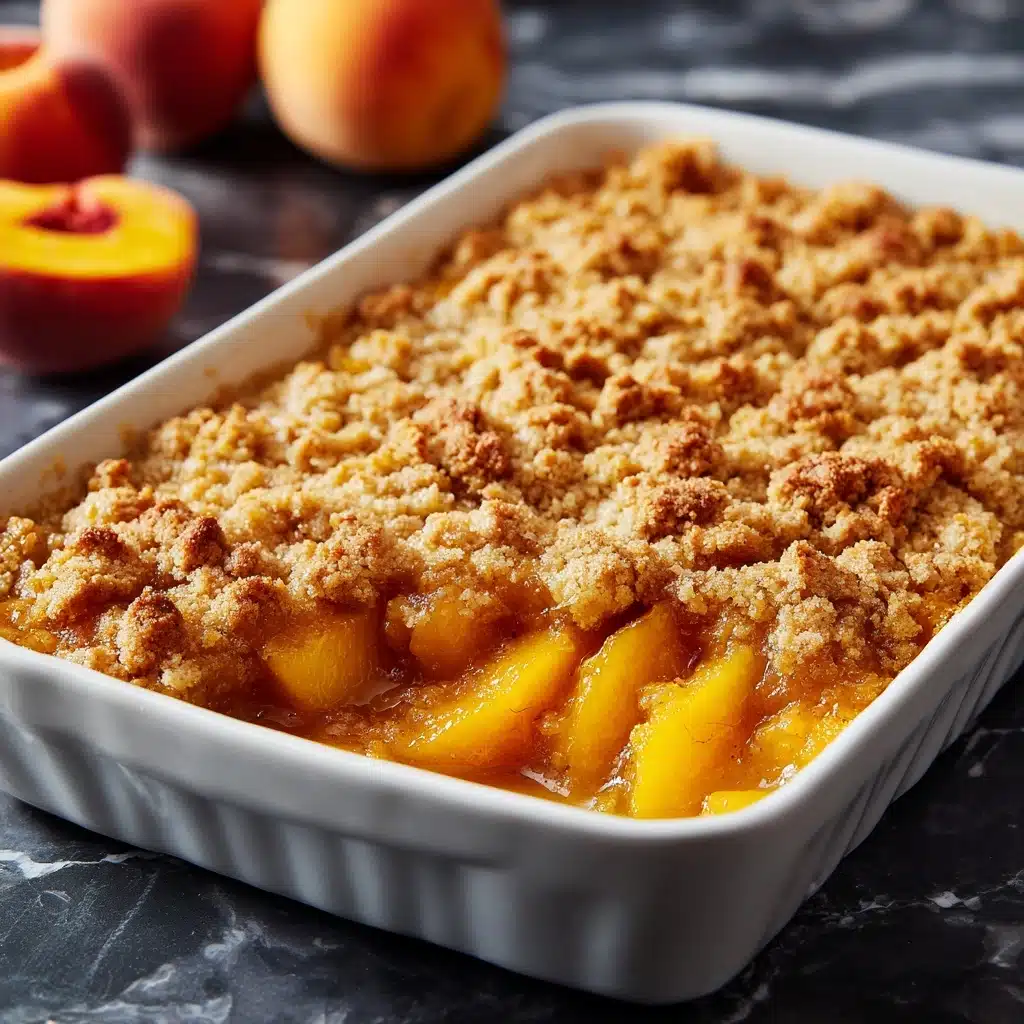 Old-Time Oven Peach Cobbler Recipe
