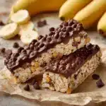 Dark Chocolate Greek Yogurt Banana Snack Bars Recipe