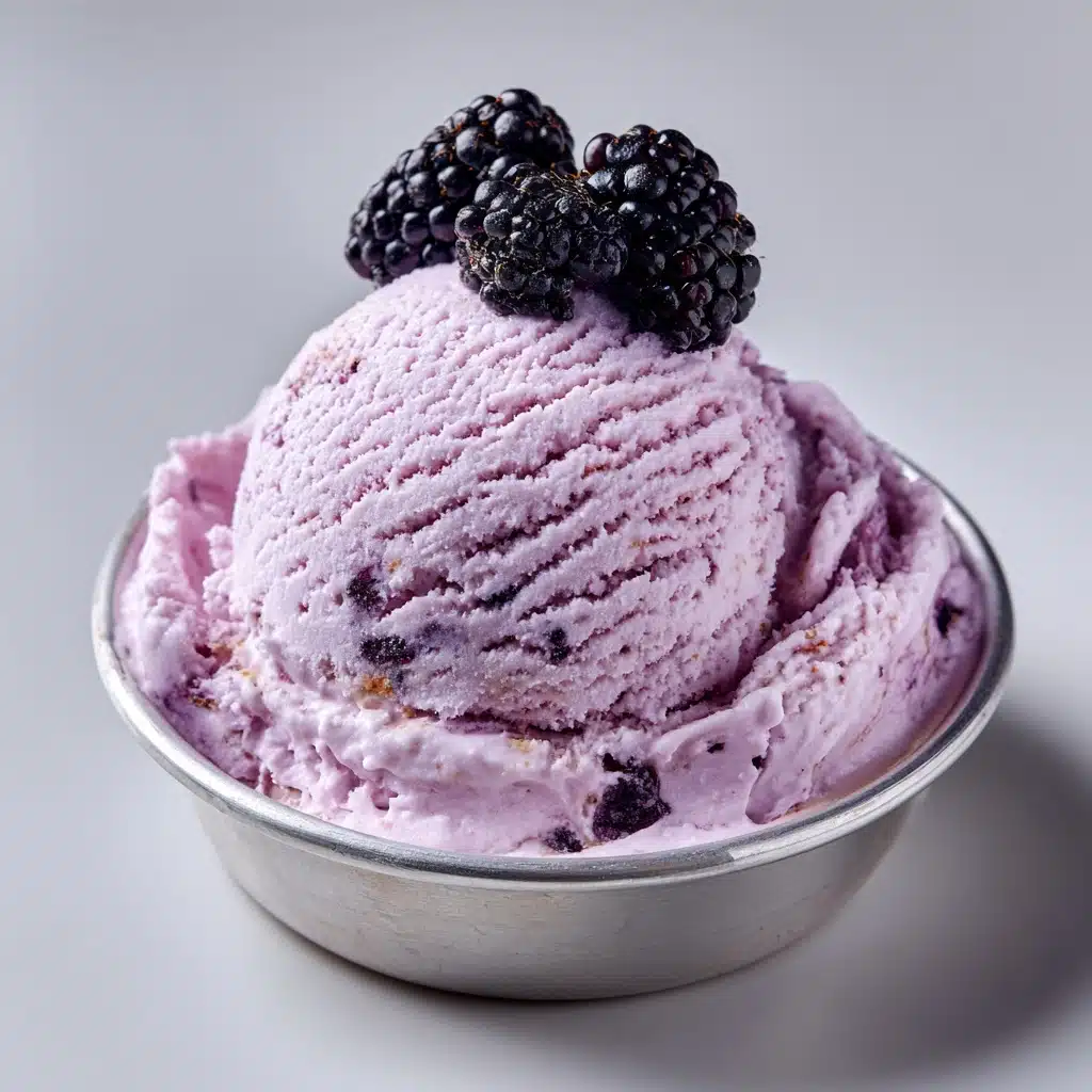 Keto Blueberry Cheesecake Protein Ice Cream Recipe - Recipe Image