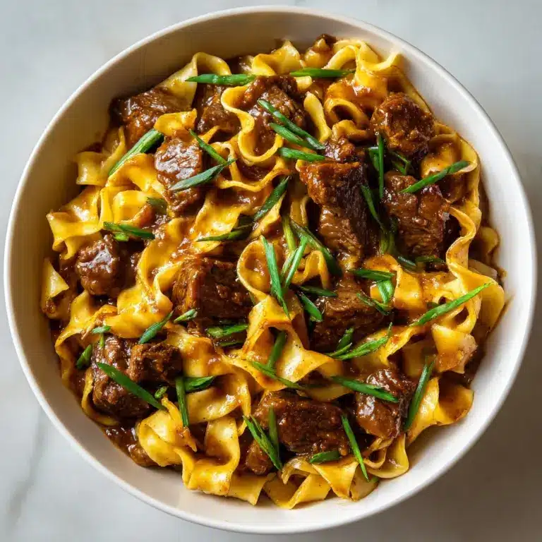Slow Cooker Korean Beef Noodles Recipe
