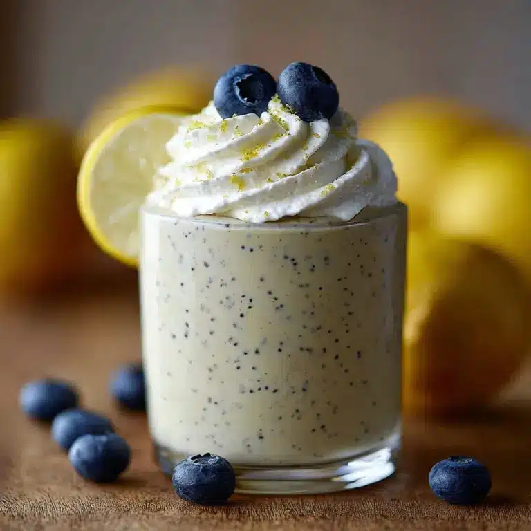 Vegan Lemon Poppy Seed Overnight Oats Recipe