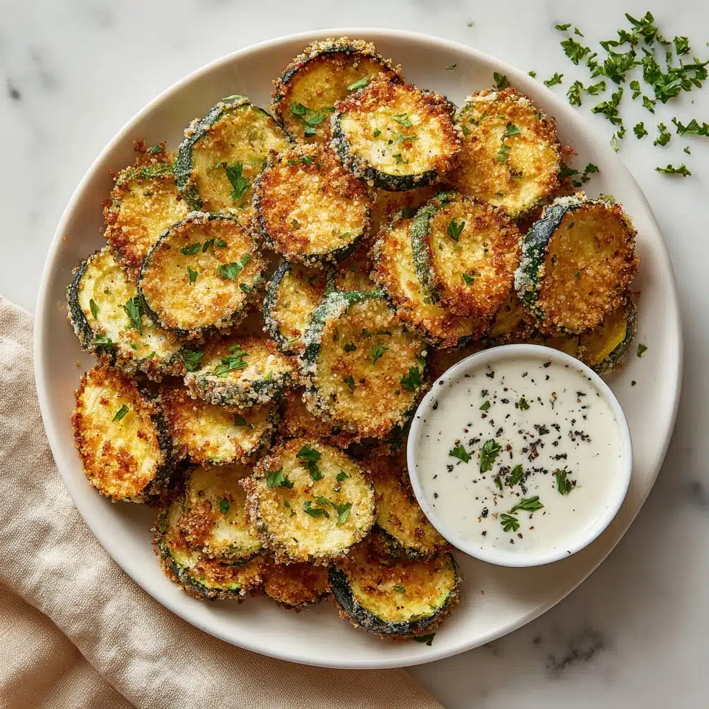 Crispy Baked Zucchini Chips Recipe