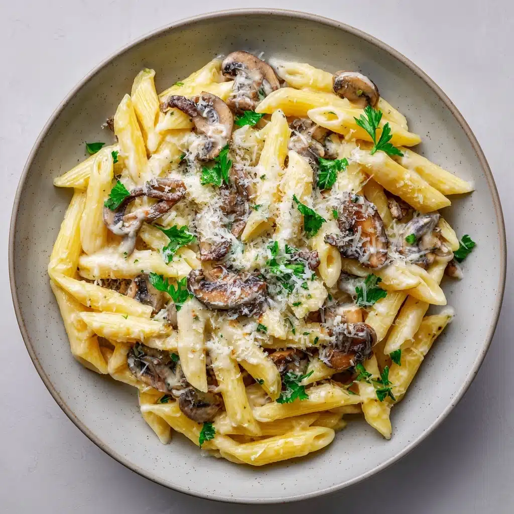 Garlic Mushroom Pasta Recipe