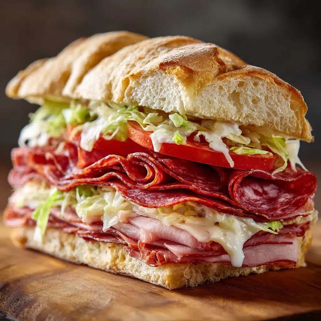 Italian Grinder Salad Sandwich Recipe