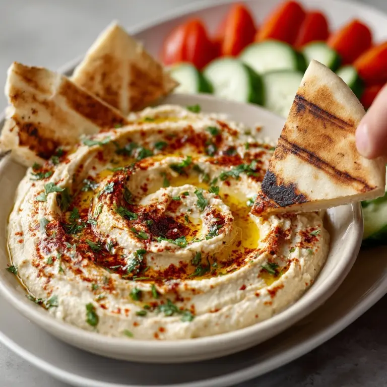 The Best and Easiest Hummus Recipe