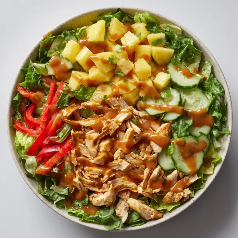 Hawaiian Chicken Salad Bowl Recipe