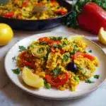 Vegetarian Paella (Vegan and ready in 30 minutes!) Recipe