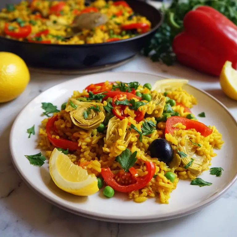 Vegetarian Paella (Vegan and ready in 30 minutes!) Recipe