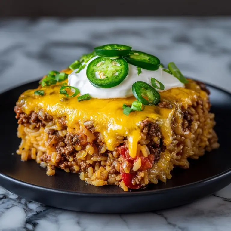 Chili Rice Skillet Meal Recipe