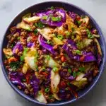 Healthy Ground Beef Cabbage Stir-Fry Recipe