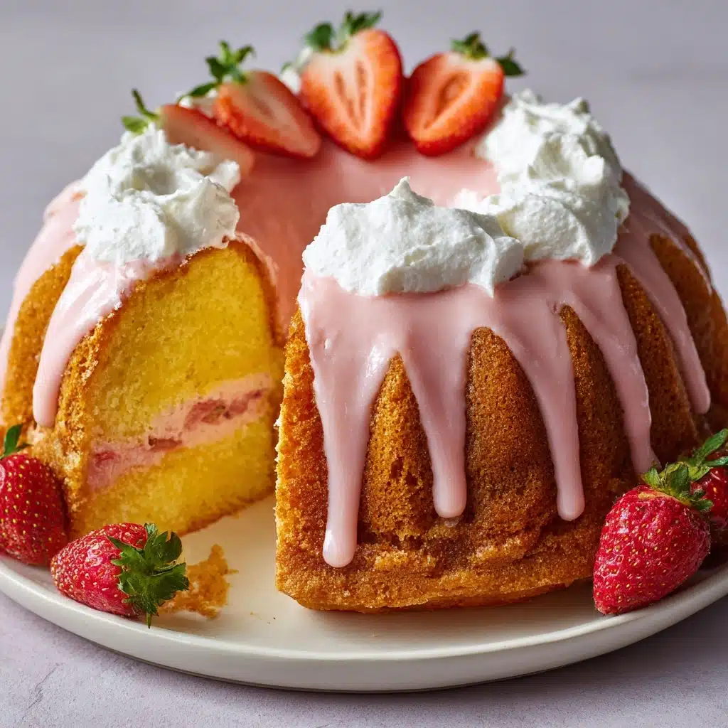 Strawberry Buttermilk Pound Cake Recipe - Recipe Image