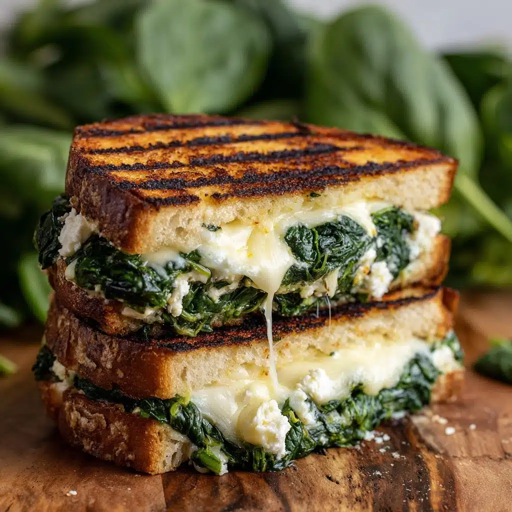 Spinach and Feta Grilled Cheese Recipe