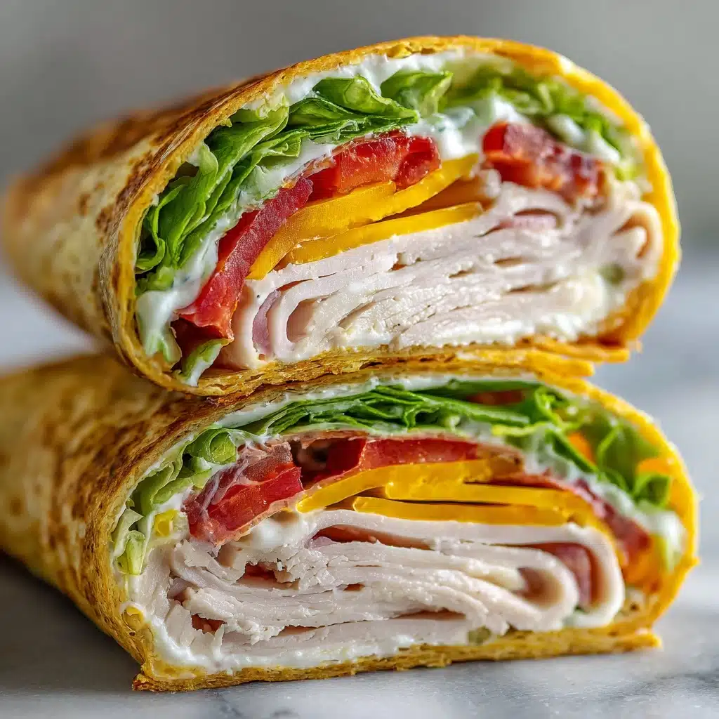 Turkey Ranch Club Wrap Recipe