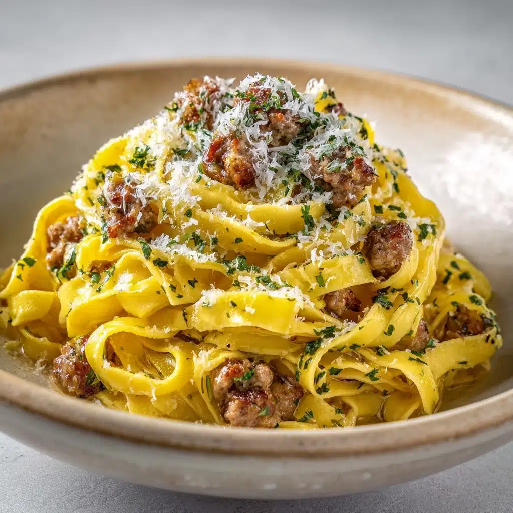 Creamy Italian Sausage Fettuccine: A Deliciously Rich Pasta Recipe