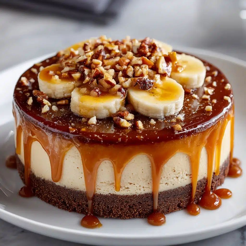 Banana Caramel Nut Cheesecake Recipe