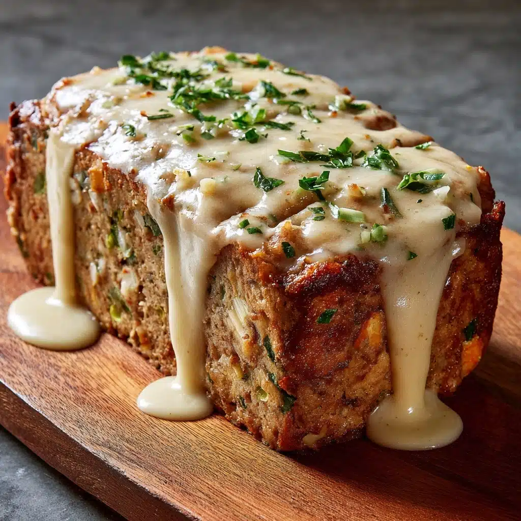 Chicken Cordon Bleu-Inspired Meatloaf with Dijon Gravy Recipe
