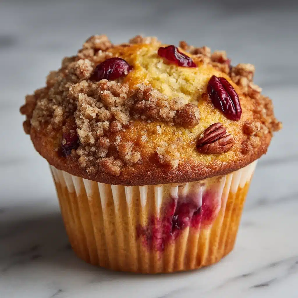 Cranberry, Orange, and Pecan Muffins Recipe - Recipe Image