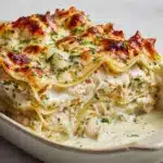 Cheesy Chicken Alfredo Lasagna Recipe