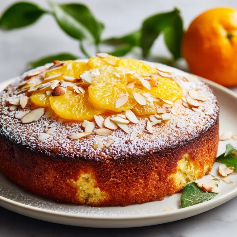 Italian Gluten-Free Almond-Orange Cake Recipe