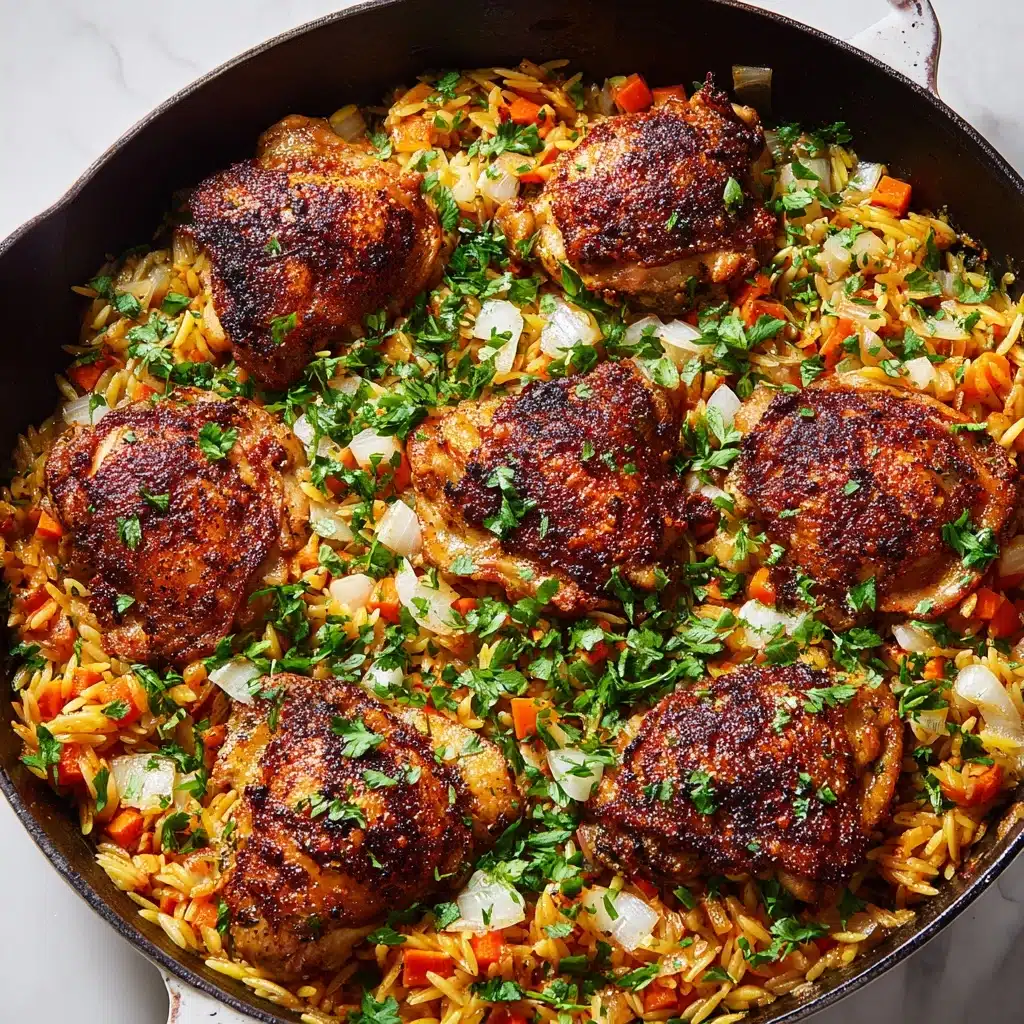 One Pot Chicken and Orzo Recipe - Recipe Image