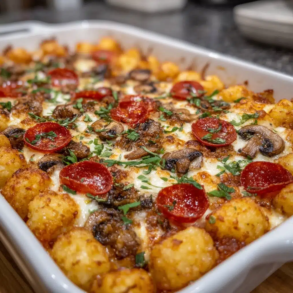Pizza Tot Casserole Recipe - Recipe Image