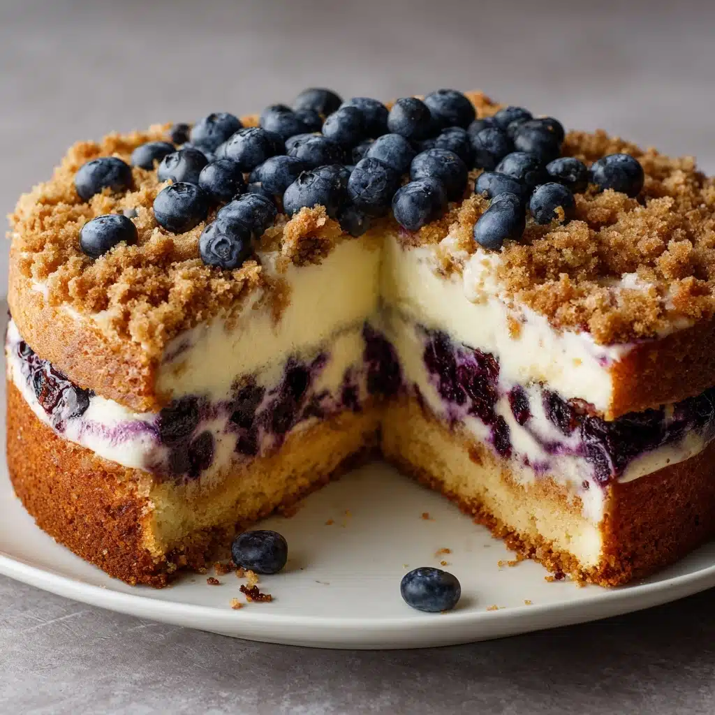 Blueberry Cream Cheese Coffee Cake Recipe - Recipe Image