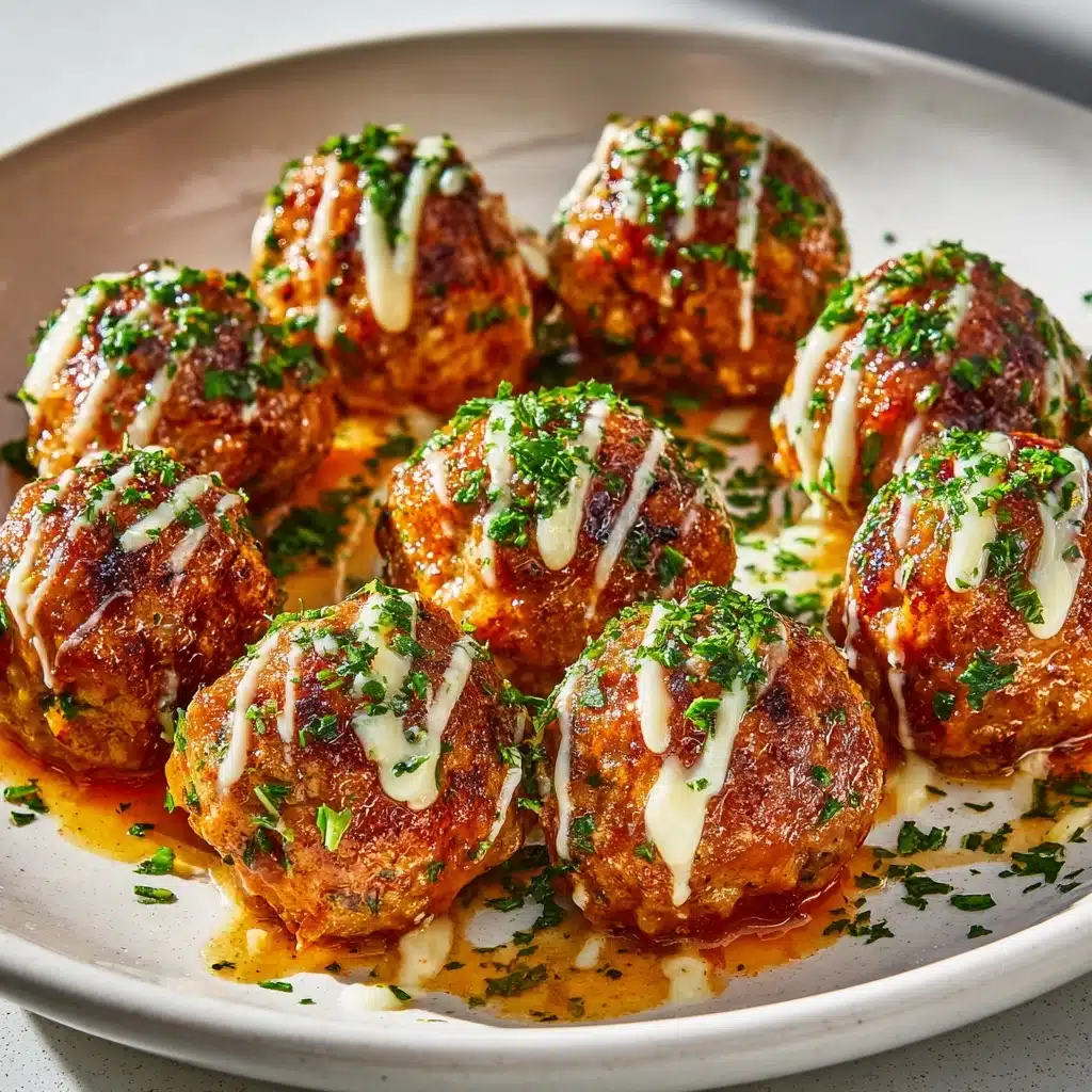 Buffalo Chicken Meatballs Recipe - Recipe Image