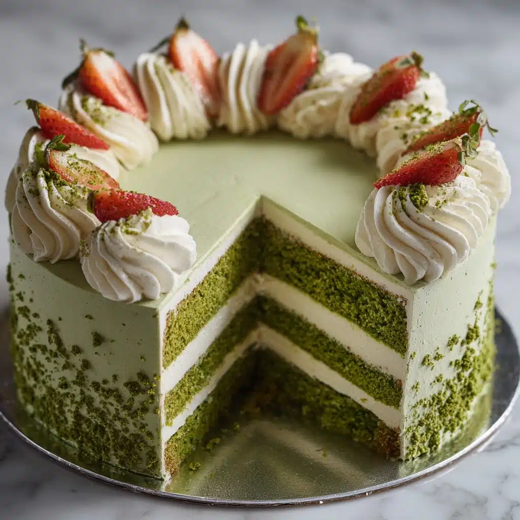 Matcha Tres Leches Cake Recipe - Recipe Image