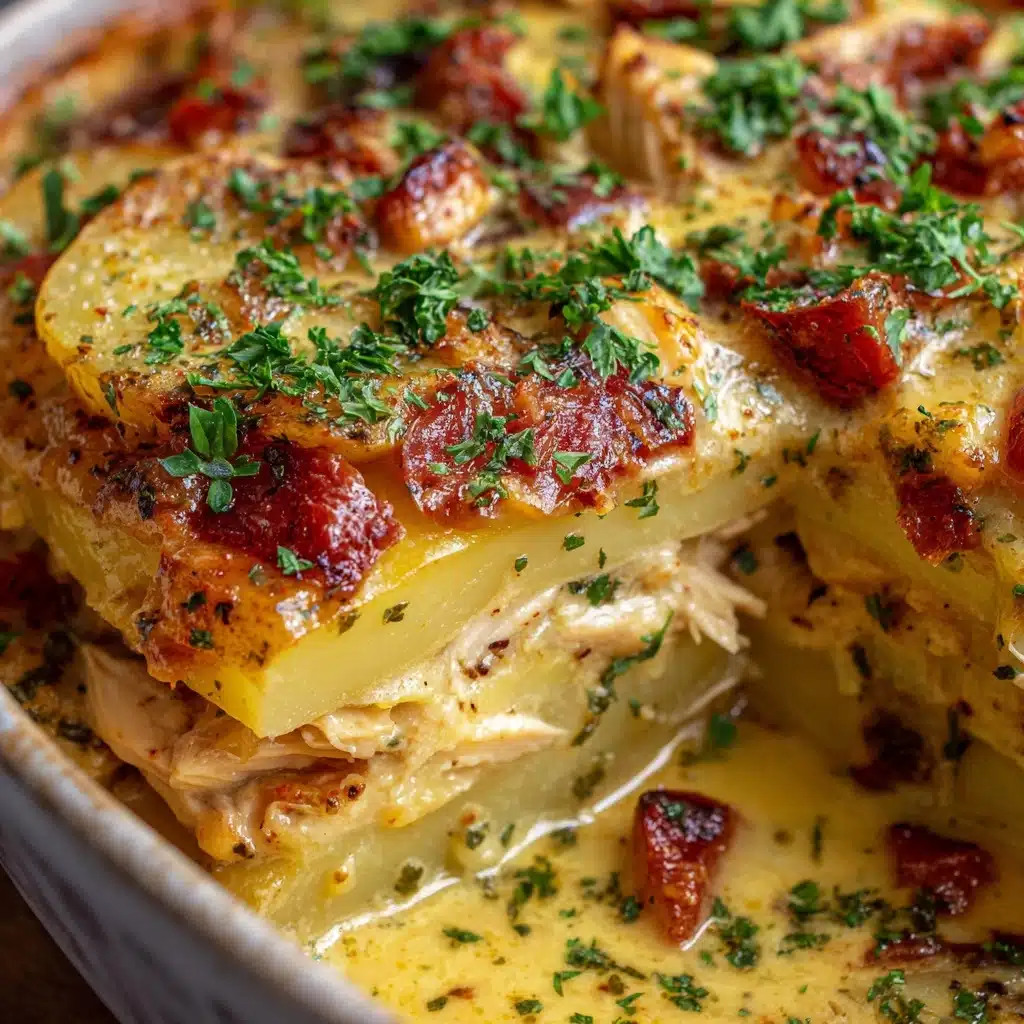 Italian Crockpot Chicken and Potatoes Recipe - Recipe Image
