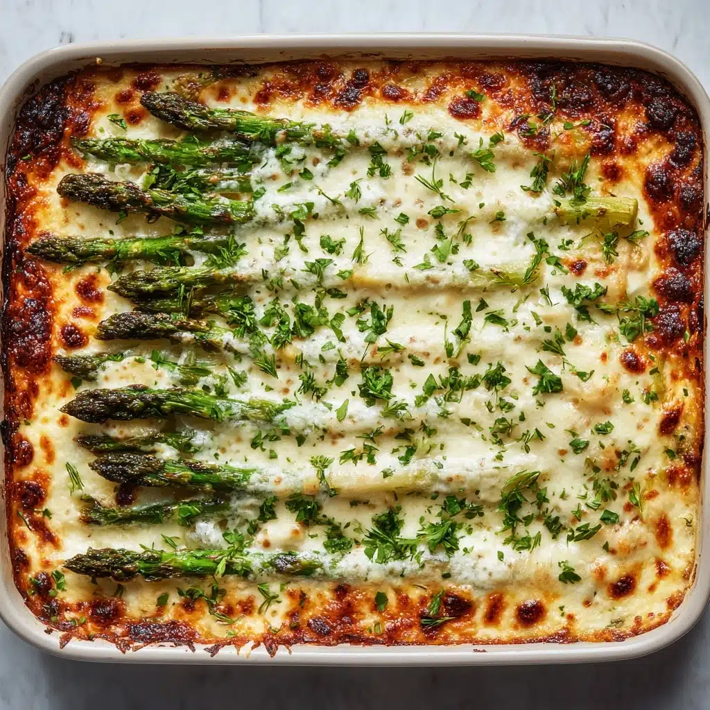Cheesy Asparagus Casserole Recipe - Recipe Image