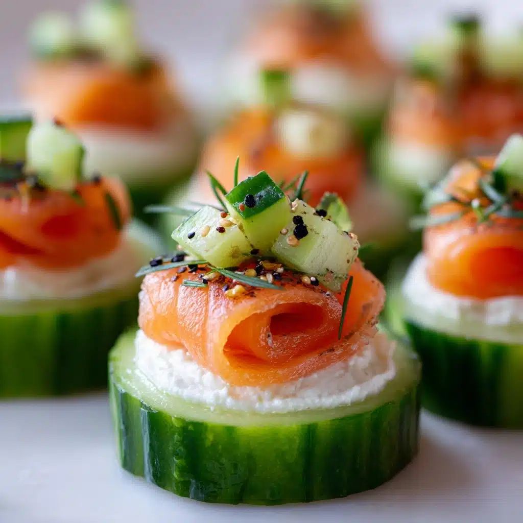 Cucumber Smoked Salmon Bites Recipe